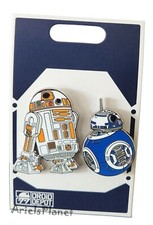 Disney Parks Star Wars Galaxy's Edge Droid Depot BB-8 & R2-D2 Pin Set picture