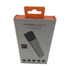 HyperDrive Net USB-C 6-in-2 Hub for USB-C MacBook Pro - Space Grey [GN28N-GRAY] picture