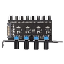 PC Fan Hub 8 Channel Cooling Fan Speed Controller For PC Case picture