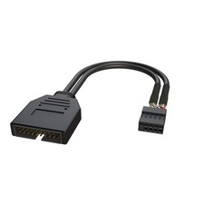 USB 2.0 to USB 3.0/3.1 Upgrade Adapter, Noise Reduction, Shielded, 26 cm, Backed picture