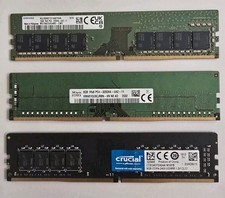 Ddr4 Ram Mixed Brands 3ct Desktop Samsung SK hynix Crucial 16gb 8gb picture