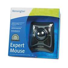 Kensington Expert Mouse Wired Trackball, Scroll Ring, Black/Silver picture