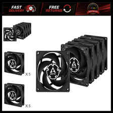 80mm Case Fan 5 Pack - Pressure Optimized, Quiet Motor, High Speed 3000 RPM picture