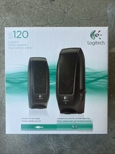Logitech S120 Stereo Speakers Black (Factory Sealed) picture