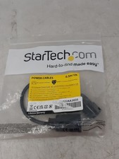 StarTech 1 ft IEC C14 to NEMA 5-15R Power Extension Cable – 10 A / 125 V picture