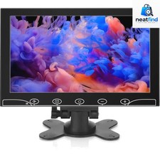 10.1 Inch Small Monitor, Raspberry Pi Screen Built-in Speakers, Mini Display ... picture