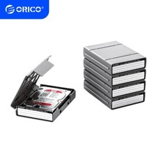 ORICO 5Pack ORICO 3.5 Inch Hard Drive Case, Protective Storage Box for HDD/SDD picture