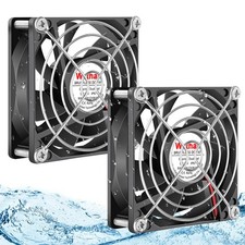 IP67 Waterproof 80mm x 25mm 12V Cooling DC Fan for RV Fridge Exhaust picture