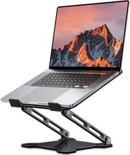 Adjustable Laptop Stand Portable Foldable Metal Ergonomic Riser Holder picture