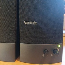 IBM Infinity 3W Powered PC Multimedia Computer Speakers 25P4726 Tested picture
