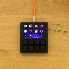 8 Keys Macro Keyboard Mechanical Keypad Hot Swap Designer Kepad with 3.5inch USB picture