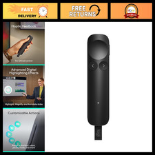 Wireless Presentation Remote Clicker with Haptic Feedback - Black, Ideal for Pre picture