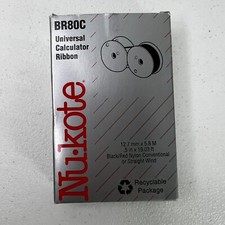 Nu-Kote BR80C Universal Calculator Black & Red Nylon Ribbon Canon Royal Sharp TI picture