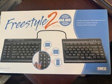 Kinesis KB800MB-BT Freestyle2 Blue Ergonomic Wireless Keyboard for Mac picture