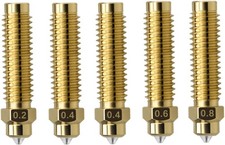 5 Pack CC/CC2 Nozzle 0.2mm 2 * 0.4mm 0.6mm 0.8mm for Elegoo Centauri Carbon 3... picture