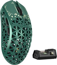 MAMBASNAKE M5 Ultra Carbon Fiber 8KHz Wireless/Wired Gaming Mouse - Green picture
