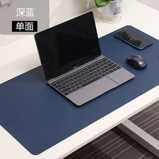 White Mousepad Portable Mouse Pad Large Gaming Waterproof Non-Slip PU Suede Desk picture