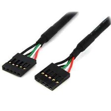 18-inch Internal 5-Pin USB IDC Motherboard Header Female/Female Cable, USB-1X5F1 picture
