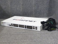 Fortinet FortiGate 100F FG-100F Network Security Firewall Appliance AC Cables picture
