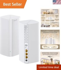 WiFi 7 Mesh Network, No Dead Zones, High Speed, 160+ Devices Supported, 2-Pack picture
