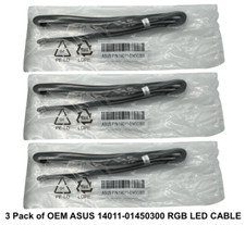 3 Pack of OEM ASUS 14011-01450300 RGB LED CABLE picture