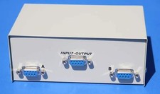 2 Way DB9 Female Bidirectional Manual AB Data Switch Box RS-232 Serial Port picture