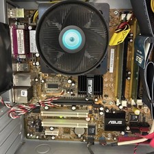ASUS P5LD2-VM Motherboard Core 2 Duo E6400 2.13GHz 1GB DDR2 Memory Tested picture