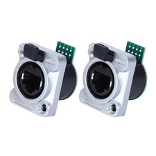 2Pcs RJ45 PCB Panel Waterproof Durable Insulator For Outdoor Use PA Material picture