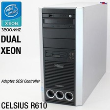 FSC FUJITSU SIEMENS CELSIUS R610 4GB DUAL XEON COMPUTER WORKSTATION PS150-D1357 picture