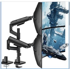 ARES WING Dual Monitor Arm Desk Mount for 17-49 Mount, Black  picture