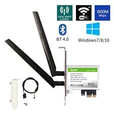 100pcs PCI-E WiFi Card Dual Band 600Mbps BT 4.0 Desktop Wireless Network Adapter picture