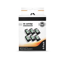 6X Ink 3+3 XL Replaces Canon CL511 PG510 CL-511 PG-510 PG510 CL511 picture
