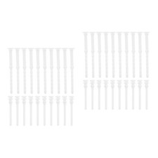 40Pcs White Silicone Rubber Fan Mounting Screws for Pc Case Vibration Control picture