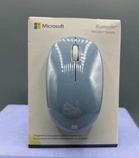 Microsoft Wireless Bluetooth Mouse Pastel Blue RJN-00013 Model 1929 Ambidextrous picture