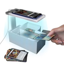 Card Scanner Stand LED Light Hands-Free for TCG MTG & Sports Cards Gift Box picture