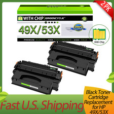 2x 49X/53X Compatible Black High Yield Toner Cartridges For HP Use in P2015 3390 picture