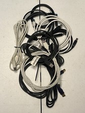 Lot of 10 USB Data Cables HP Keysight 8121-1074 AMP Belkin Gold Space Shuttle-Z picture
