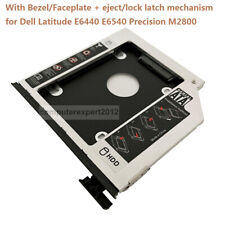 with ejector 2ND HDD SSD HD Hard Drive Caddy for Dell Latitude E6440 E6540 M2800 picture