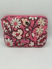 Vera Bradley Pink Floral Tablet Sleeve Zip Closure Bag picture