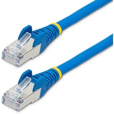 StarTech 30ft CAT6a Ethernet Cable, Blue Low Smoke Zero Halogen (LSZH) 10 GbE picture