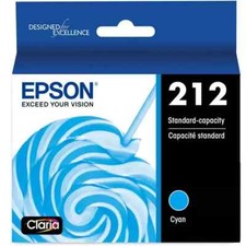 Genuine OEM Epson 212 Standard Capacity Cyan Ink Cartridge T212220 picture