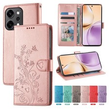 Leather Butterfly Wallet Cover Case For OPPO Reno 14 Pro 13F 11F A80 A60 A58 A40 picture