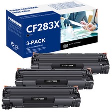 1-4PK CF283X Black Toner For HP 83X Toner LaserJet Pro MFP M225dn M201n M201dw picture