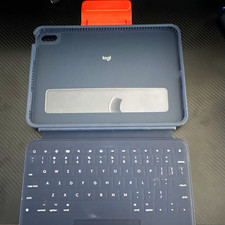 Logitech Rugged Combo 4 Touch Keyboard Folio Case Rugged Blue for iPad 10.9