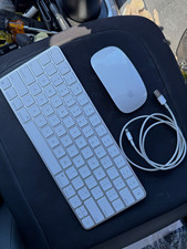 Apple Wireless Slim Keyboard + Mouse Bundle White QWERTY English Lightning picture