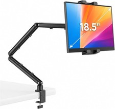 Portable Monitor Stand 15.6, Heavy Duty Tablet Arm Mount with Desk Clamp  S picture