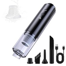 Computer Vacuum Cleaner Cordless, Strong Suction & Blowing 4-in-1 Handheld wi... picture