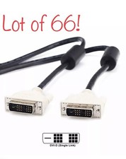 Mixed Lot Of 66 X 18-Pin M2M Monitor VGA Cable Varied Thickness And Length picture