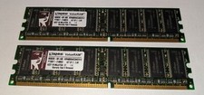Kingston KVR400X64C3AK2/512 - 512MB Kit (2 X 256MB) - PC3200 DDR-400MHz 184 Pin picture
