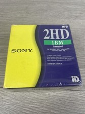 Sony 2HD 10MFD-2HDCF IBM Formatted 3.5 MFD 1.44MB Micro Floppy Disks x 10 Sealed picture